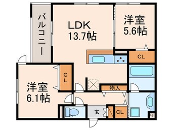 間取図 Ｓｅｒｅｎａ