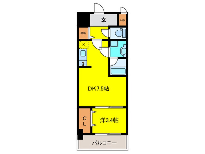 間取図 仮）堺区一条通PJ