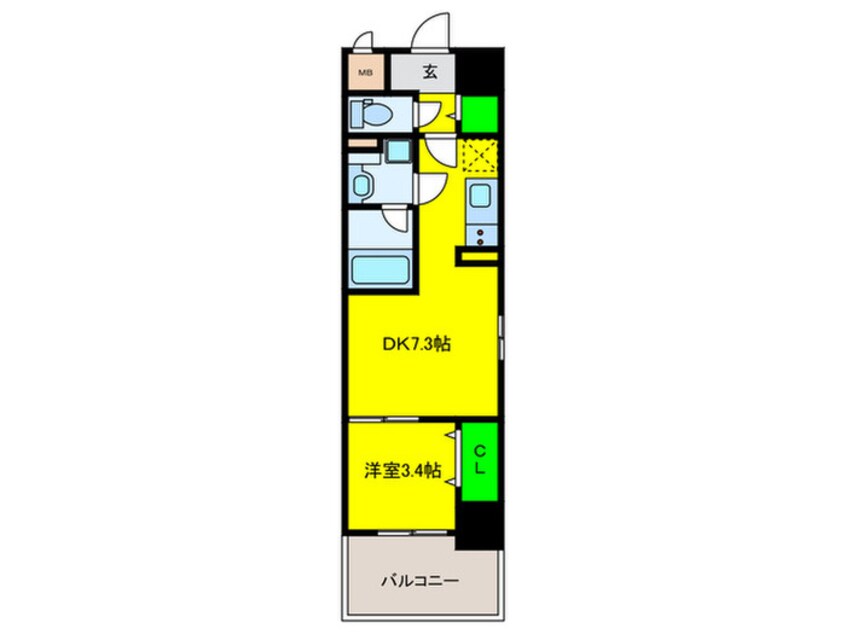 間取図 仮）堺区一条通PJ