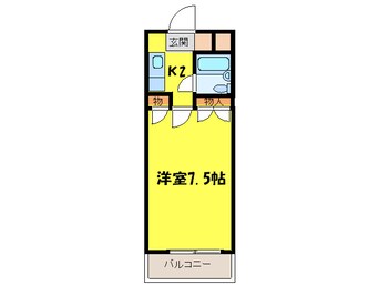 間取図 プレアール中之町