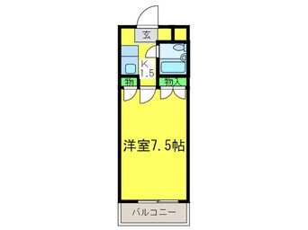 間取図 プレアール中之町