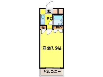 間取図 プレアール中之町