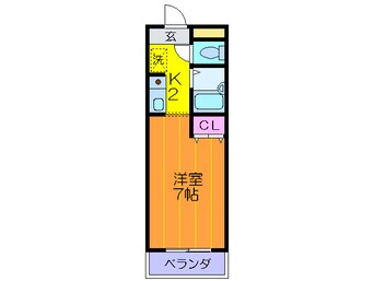 間取図 エクセルハイツ