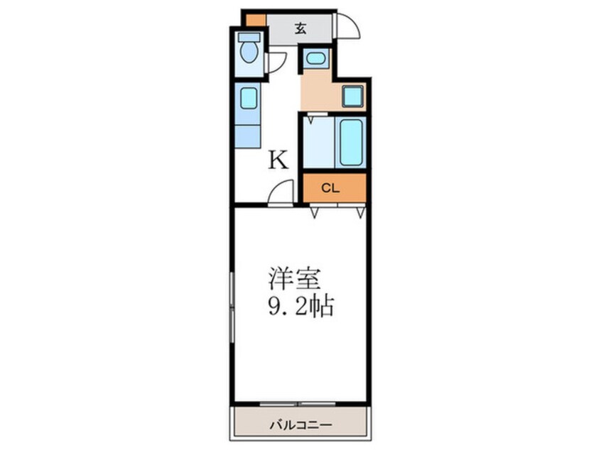 間取図 グリ－ンコ－ト