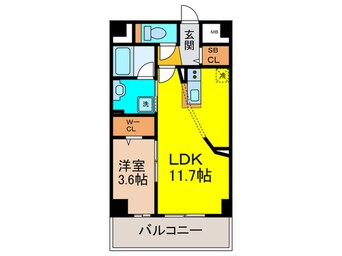 間取図 ｱｸﾄﾀﾚｲｱ茨木駅前