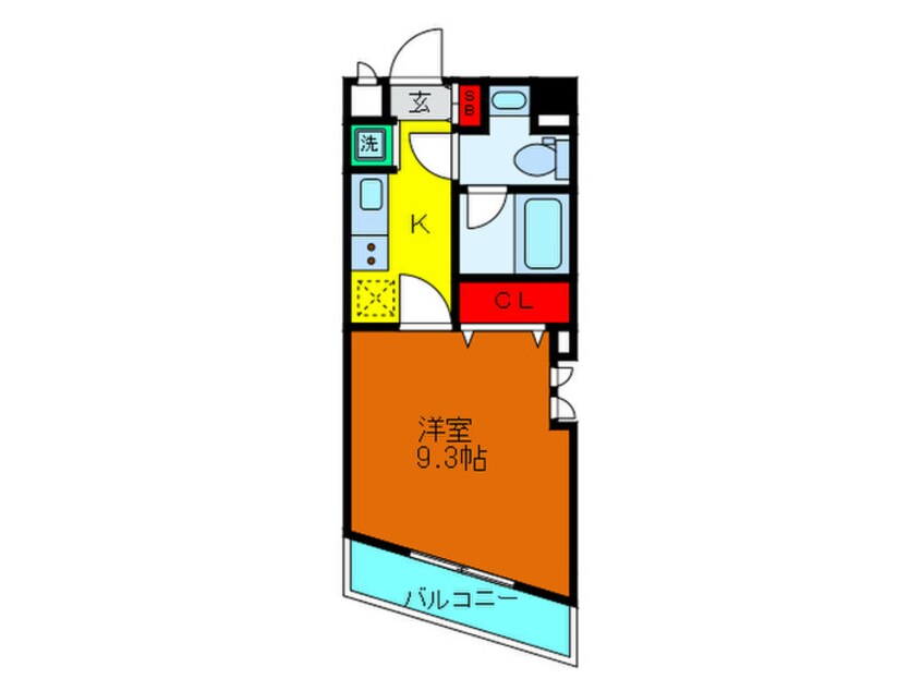 間取図 シャト－アスティナ京橋ラルゴ