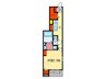 Villa　朱雀 1Kの間取り