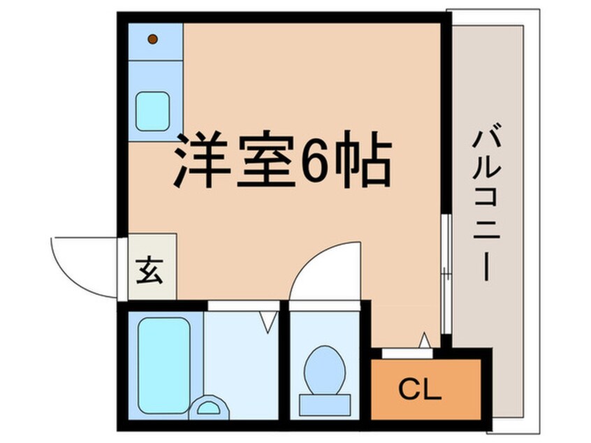 間取図 シャレー北野