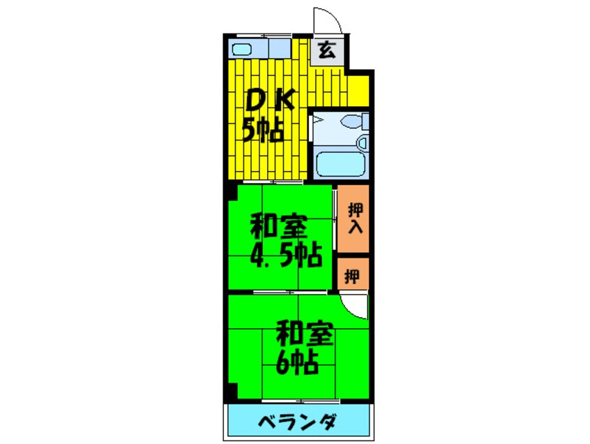 間取図 丸井ハイツ