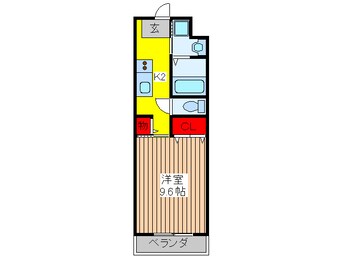 間取図 メトロノ－ム