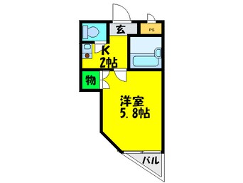 間取図 メゾン白鷺