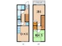 エスポワール阿江Ⅱの間取図