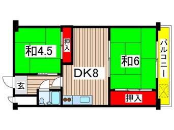 間取図 コーポ山内