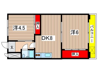 間取図 コーポ山内