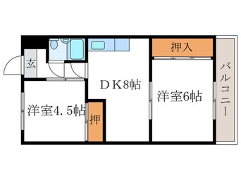 間取図 コーポ山内