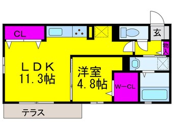 間取図 コンフォートキューブ