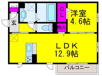 間取図 コンフォートキューブ