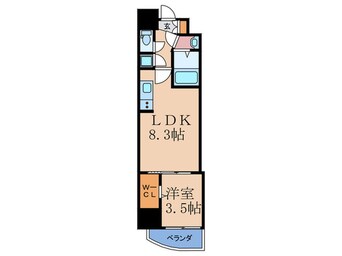 間取図 セレニテ梅田ルフレ