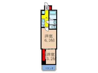 間取図 セレニテ梅田ルフレ