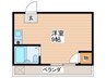 シャト－・ユニオン 1Rの間取り