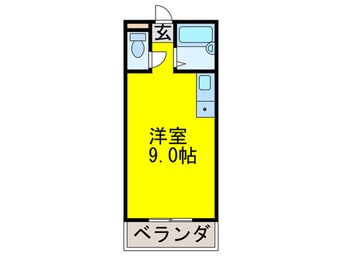 間取図 箕面コウメイハイツ