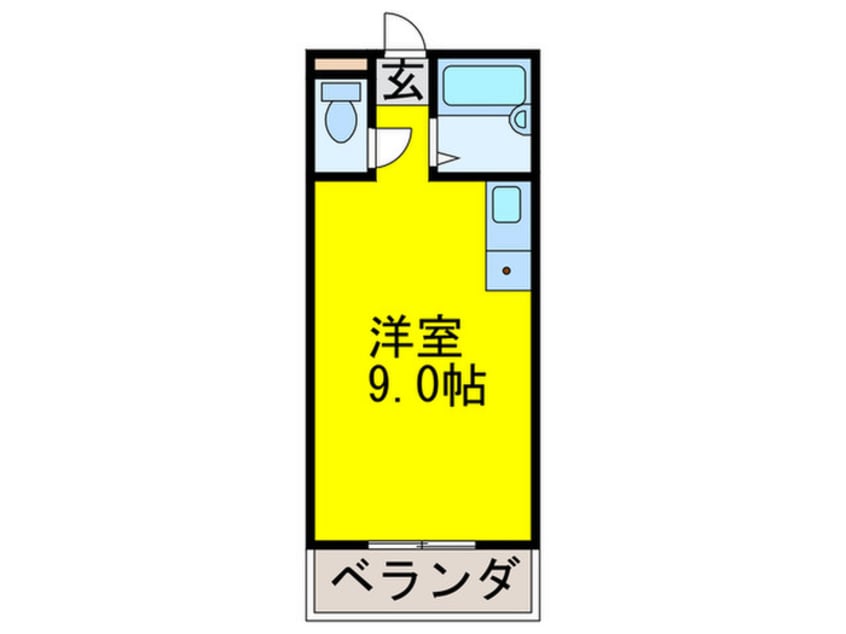 間取図 箕面コウメイハイツ