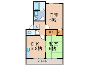 間取図 ﾛｲﾔﾙｺ-ﾄ六甲