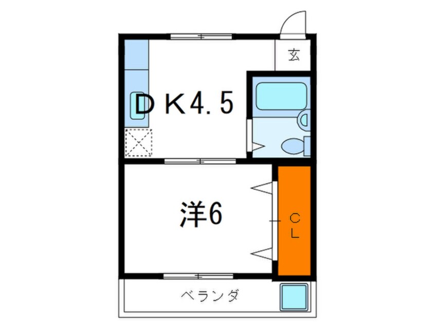 間取図 マンションカサモナ