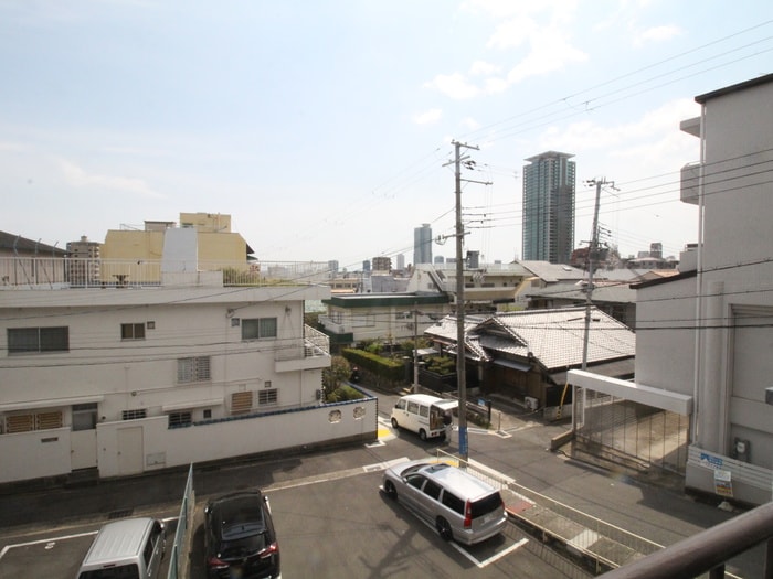 室内からの展望 マンションカサモナ