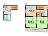 住吉南町戸建 2Kの間取り