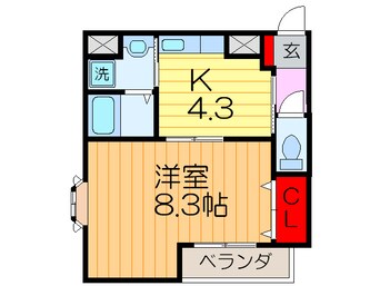 間取図 ＰＡＬ ＣＯＵＲＴ片鉾本町