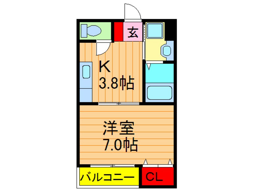 間取図 ＰＡＬ ＣＯＵＲＴ片鉾本町