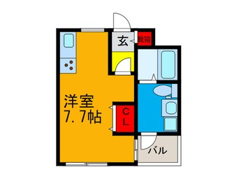 間取図 ｼｬﾝﾃｰ宮之阪