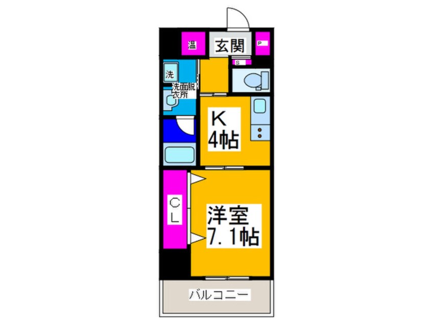 間取図 クローバー・ビュー上本町
