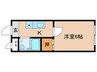 プラム四条 1Kの間取り
