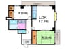 ソレーユYAMADA 2LDKの間取り