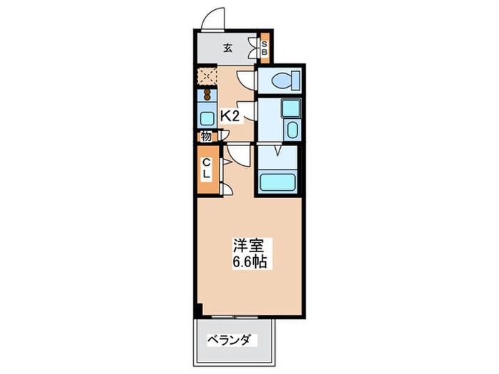 間取り図 ﾚｼﾞｭｰﾙｱｯｼｭ心斎橋VITA(508)