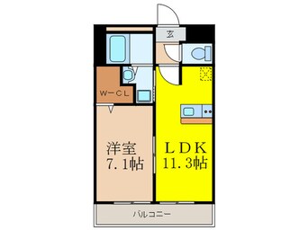 間取図 アンプルールフェールオロールⅡ