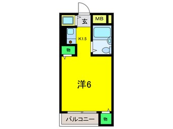 間取図 サニーコート新在家