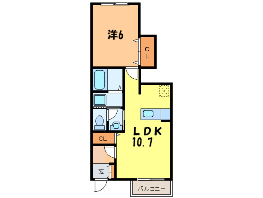 間取図 サワ－パルシェ