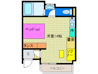 間取図 アヴァンセ天王寺