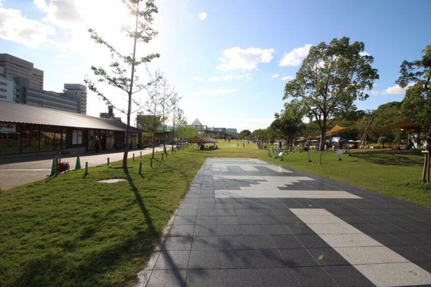 てんしば(公園)まで400m アヴァンセ天王寺