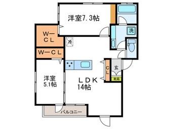 間取図 ミシェルメイアン