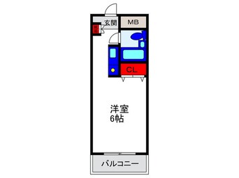 間取図 プライム蛍池