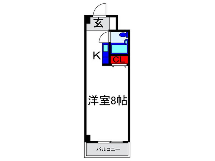 間取図 プライム蛍池