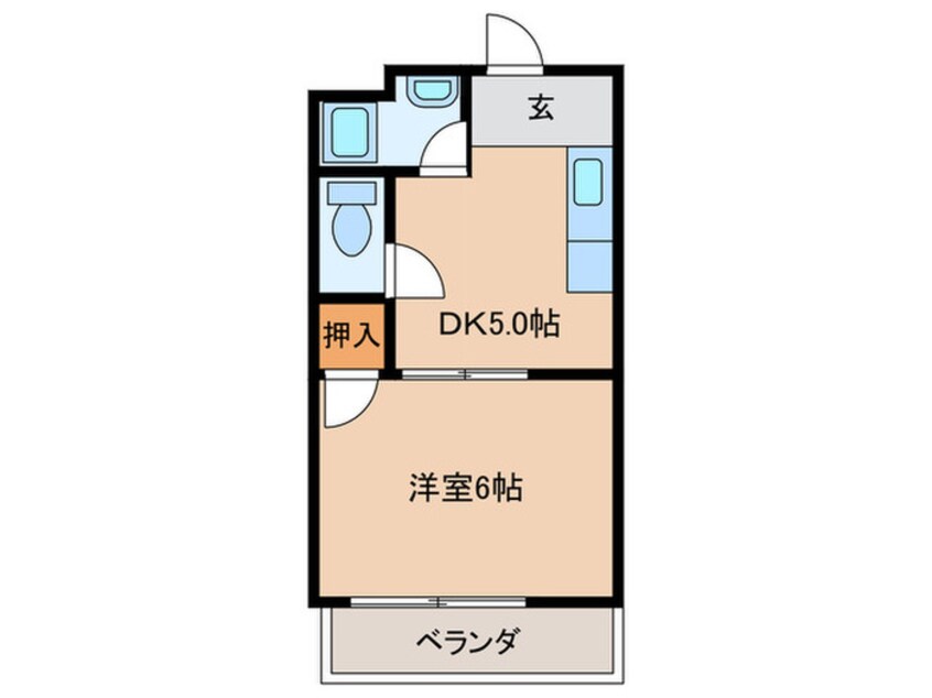 間取図 門田マンション