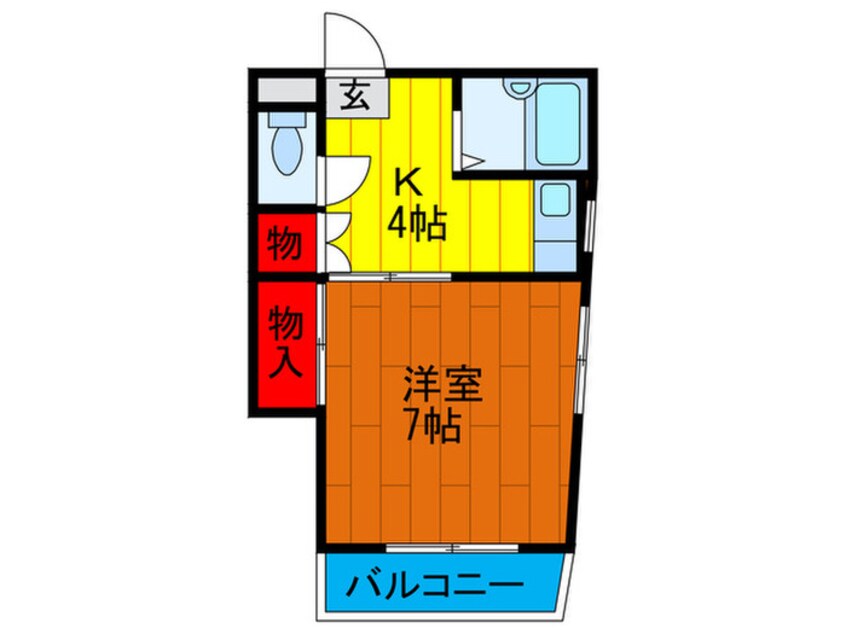 間取図 プレアール古川橋