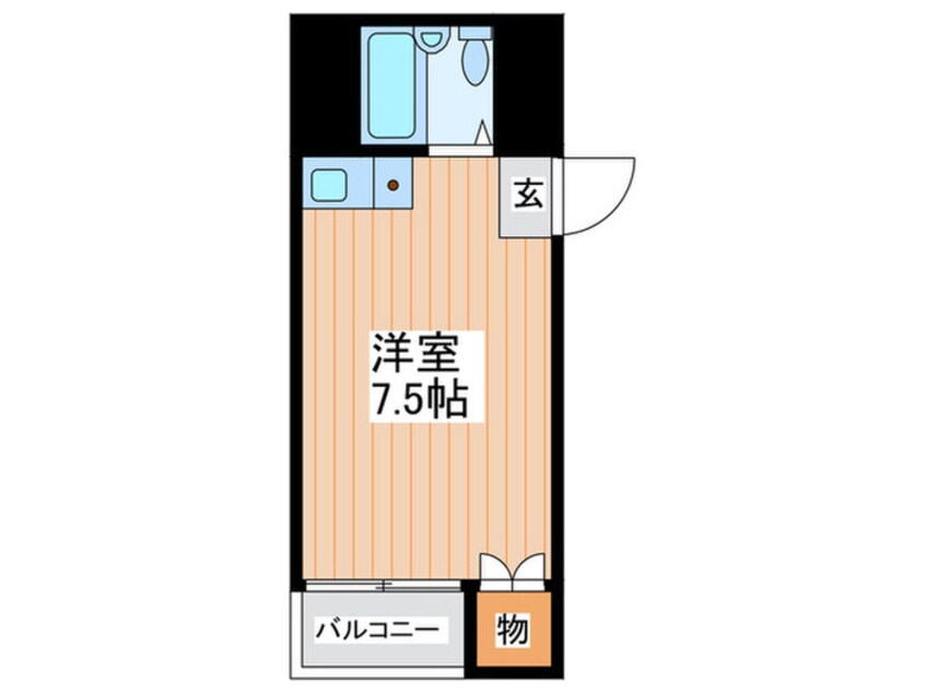 間取図 プレアール古川橋