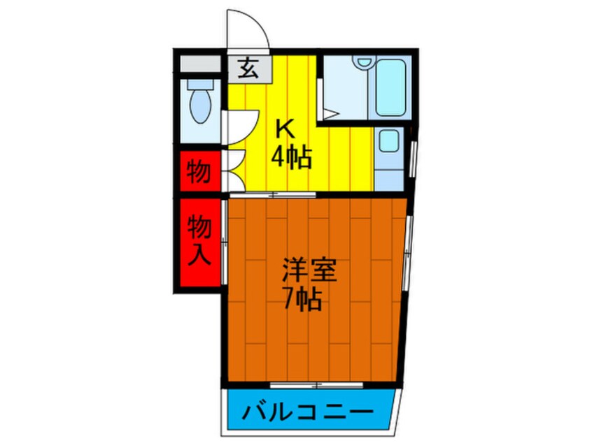 間取図 プレアール古川橋