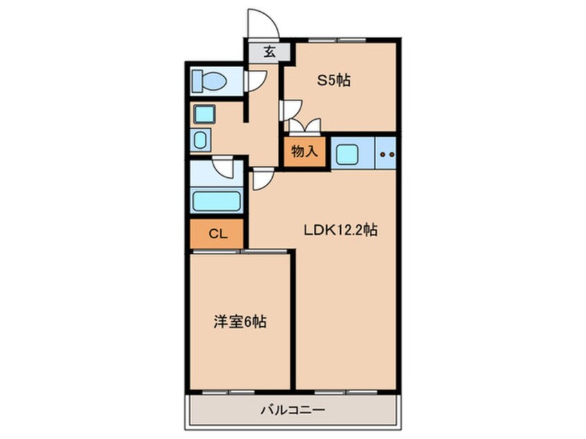 間取図 フラワー2番館